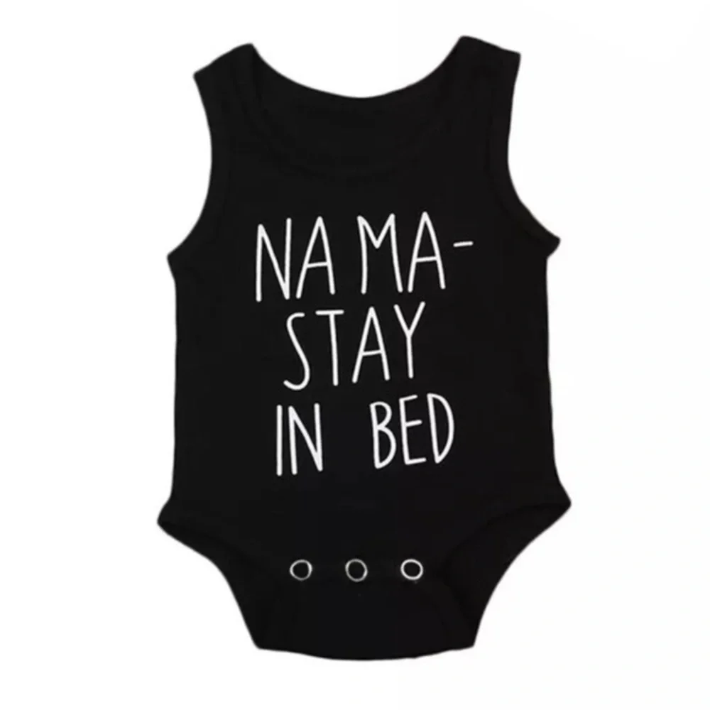Namaste in Bed Blank Onesie Tank Top - Picture 1 of 2